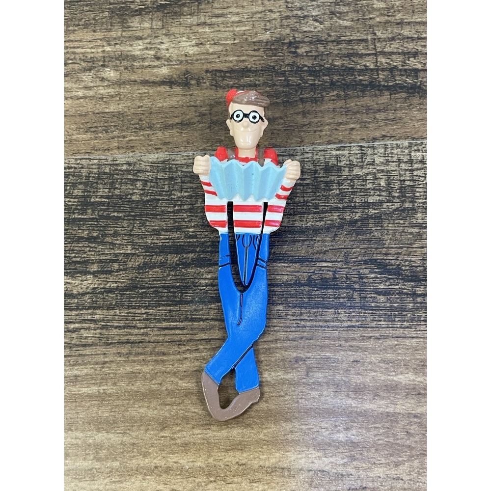 Vintage Where's Waldo Book Buddy 4.5" Bookmark Figure PVC B